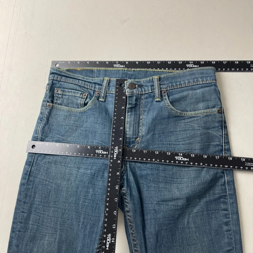 Levis 511 Jeans Mens 32x32 Blue Slim Fit Medium Wash Denim Grunge Skater Preppy
